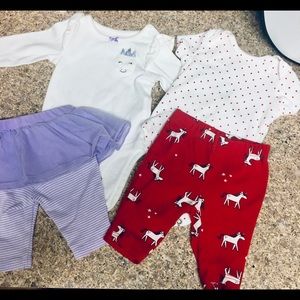 Carter’s NB unicorn outfits